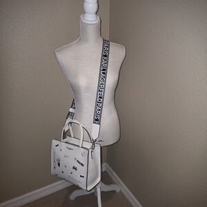 Karl Lagerfeld White Crossbody Bag